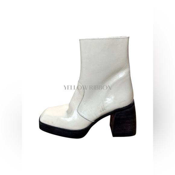 🆕 FREE PEOPLE | RUBY SHINE PLATFORM BOOTS | WHITE | SIZE: EU 39 (US 8-8.5) - Picture 6 of 12